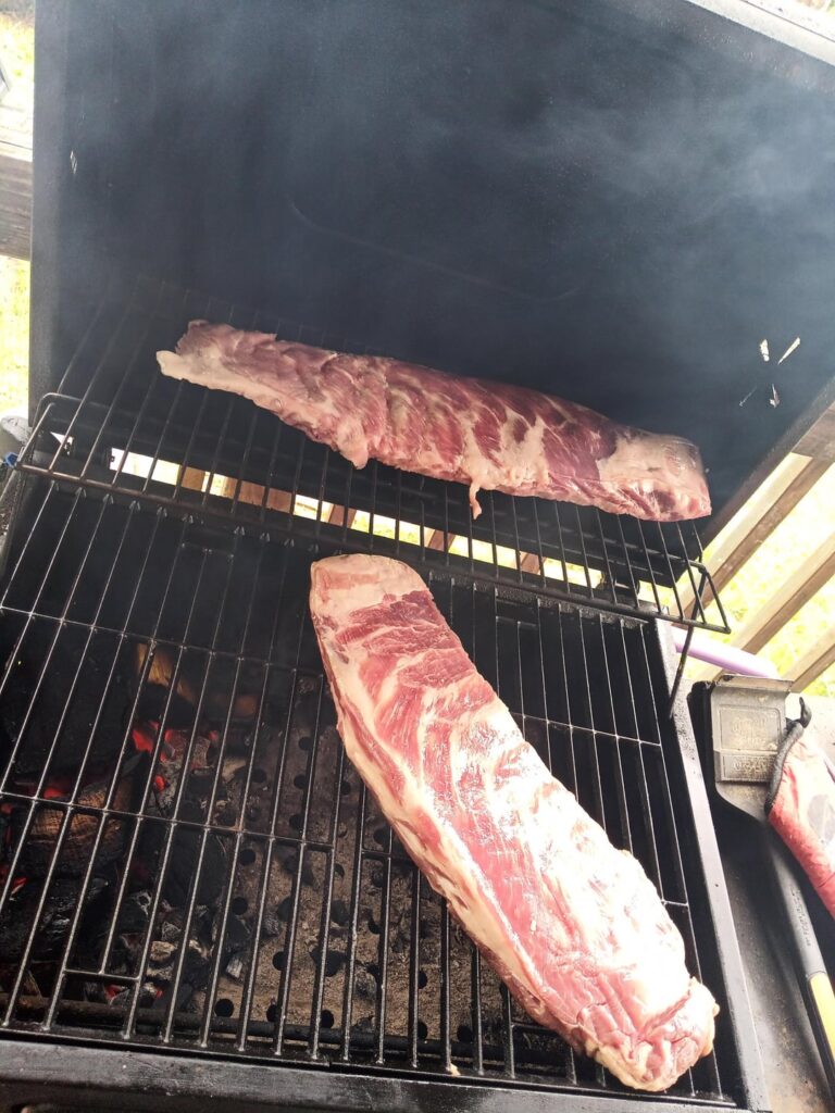 Maple Peach bourbon ribs Maple Peach bourbon ribs