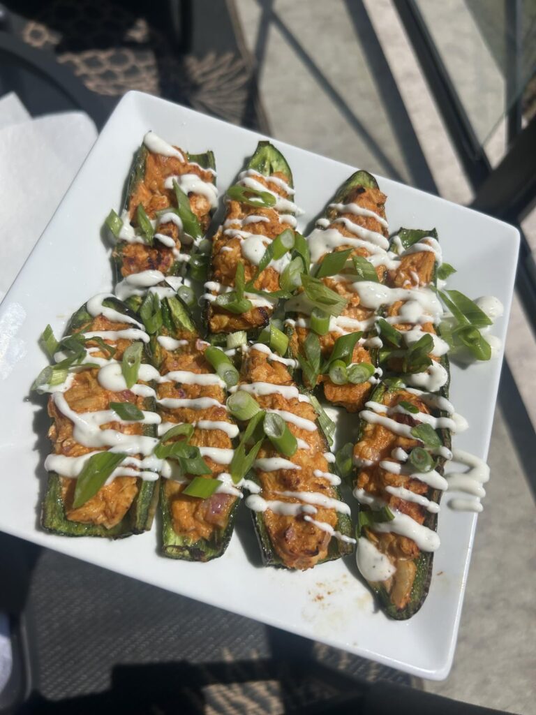 Buffalo Chicken Jalapeno Poppers