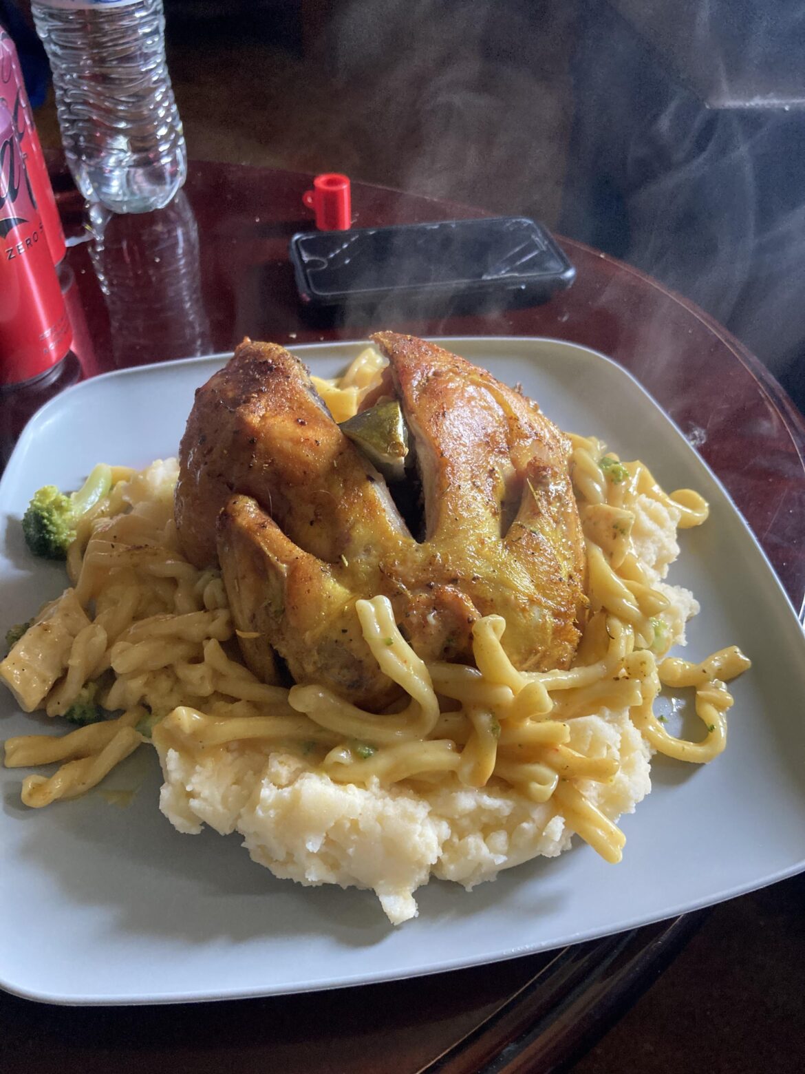 Fiancé went into kitchen stoned and came back with this 2 hours later