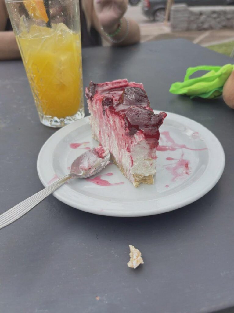 This cheesecake just redefined my existence.