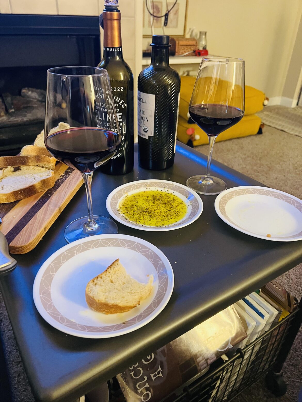 Warmed the bread and made the dipping oil. That counts…right?