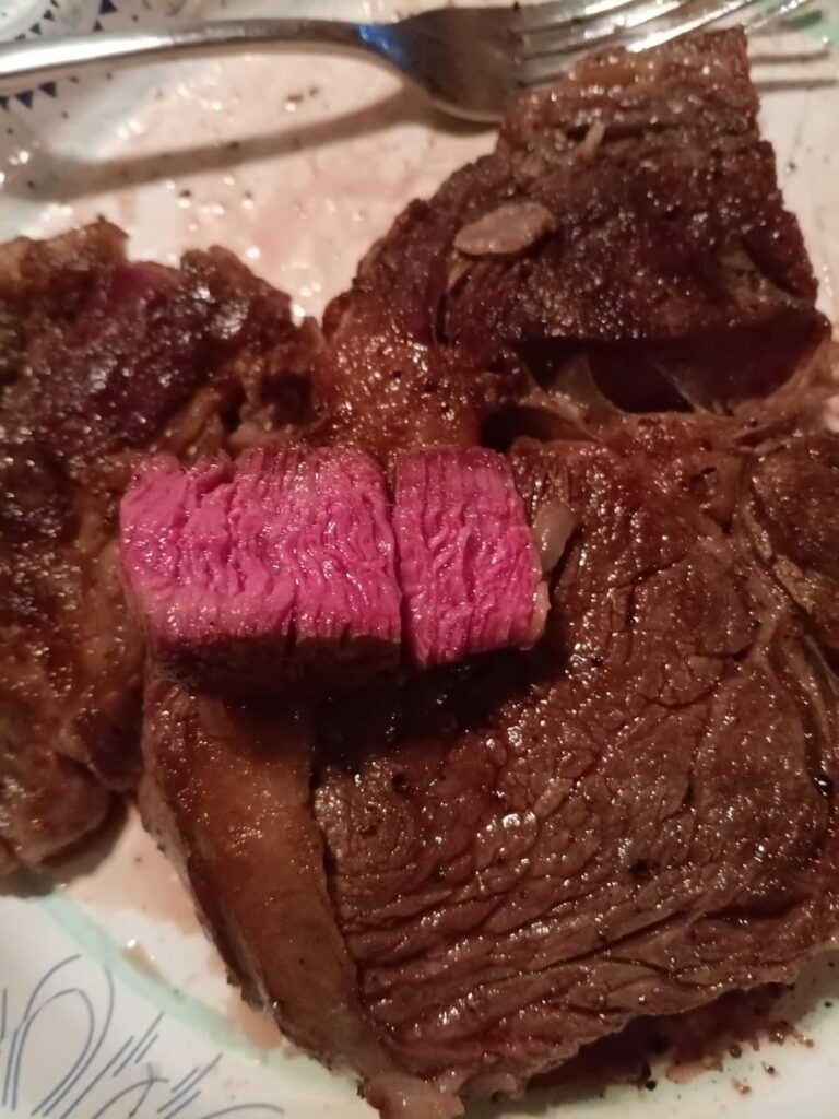 At least something went great for me today.. ribeye.