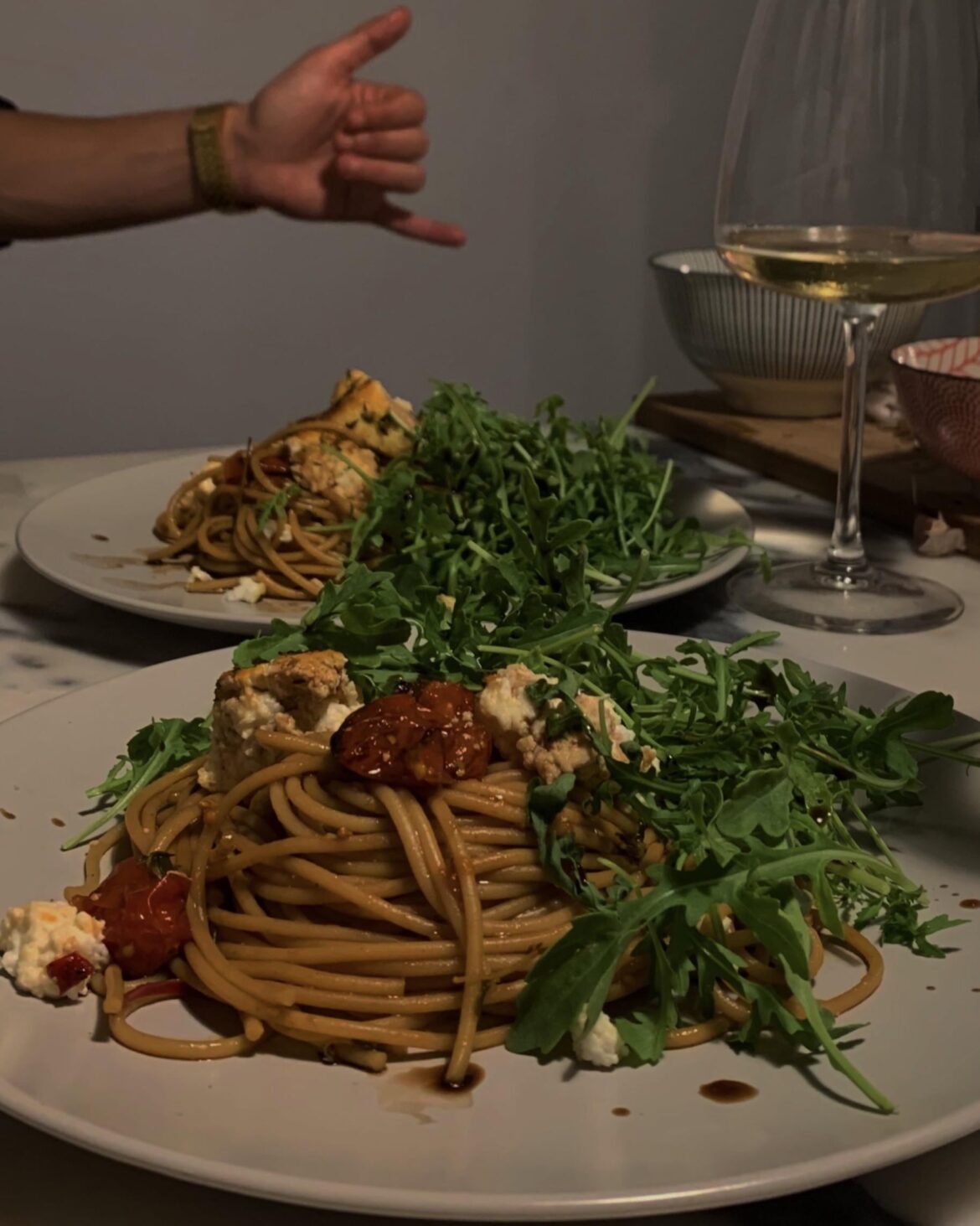 Whole rosted ricotta pasta 🍝