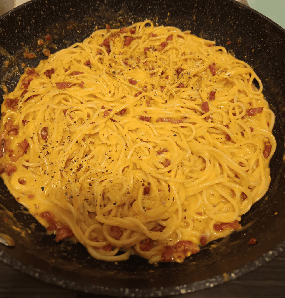 First time carbonara First time carbonara