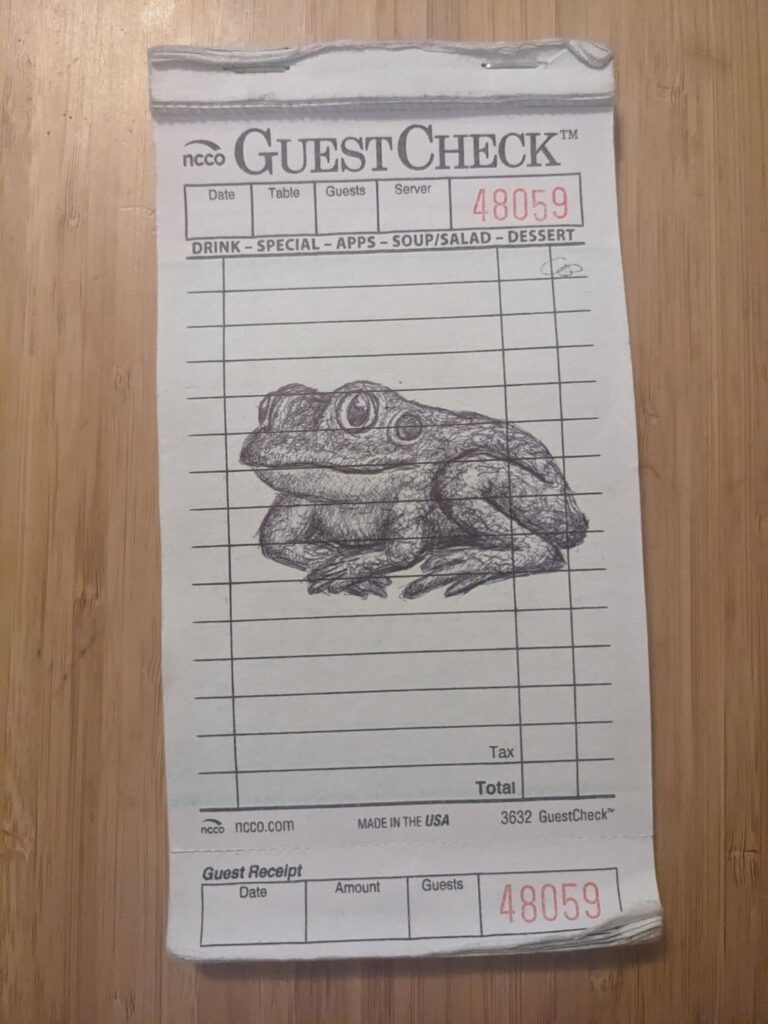 Got sent home for not taking notes during preshift. My "notes" every day since: