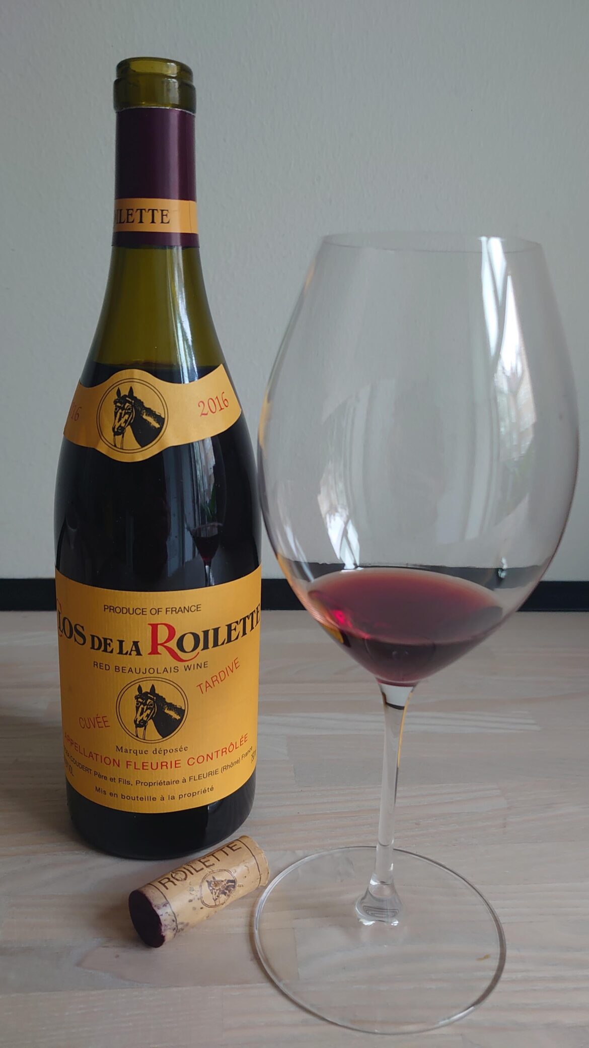 Fleurie Cuvée Tardive 2016, Coudert