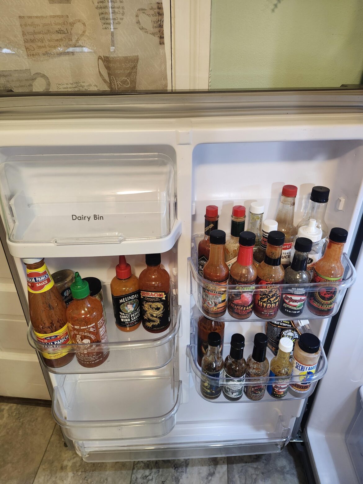 Cleaning the fridge and realized I may have a hot sauce problem
