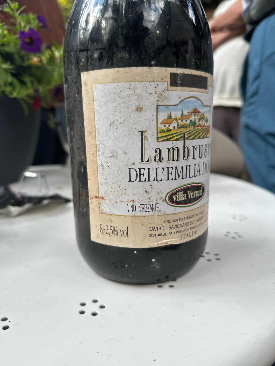 Never seen this before! Why does this old bottle of Lambrusco say it has 8+2.5% alcohol?