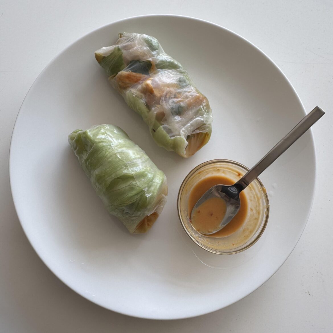 Rice Paper Rolls & Peanut Sauce