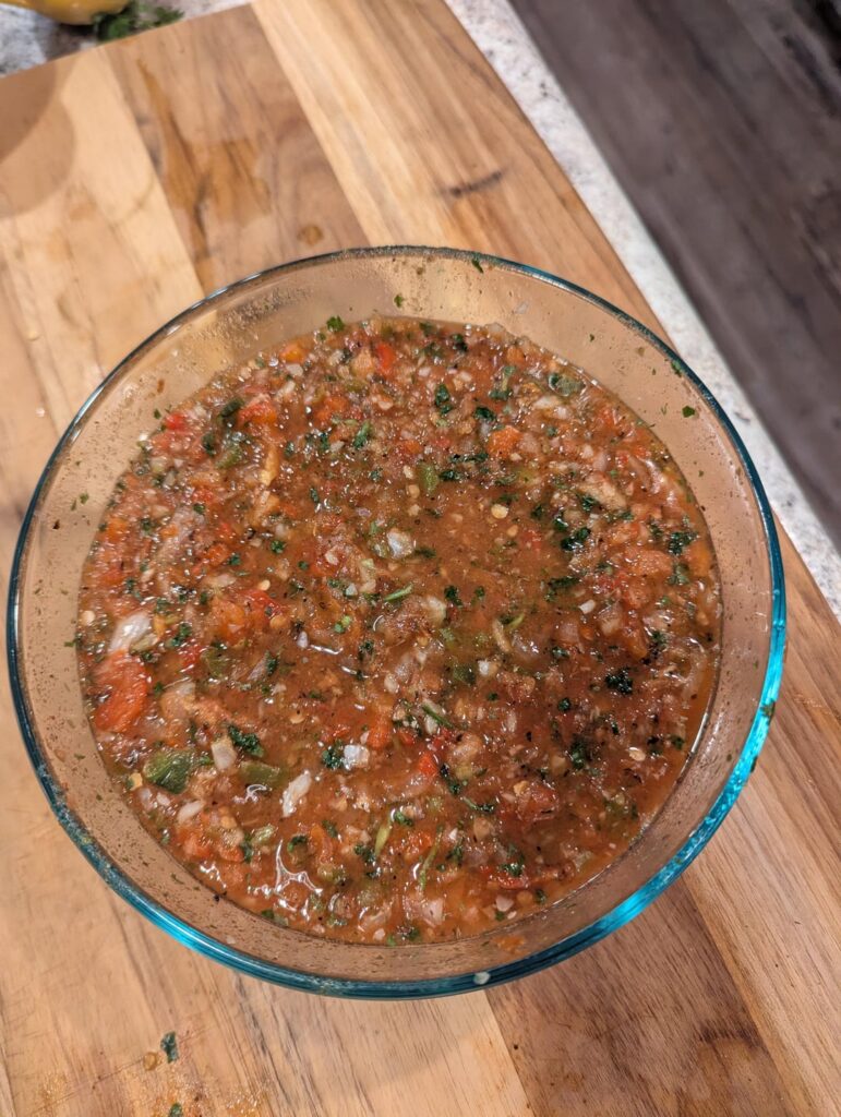 I've made pico before, but this is my first "salsa"