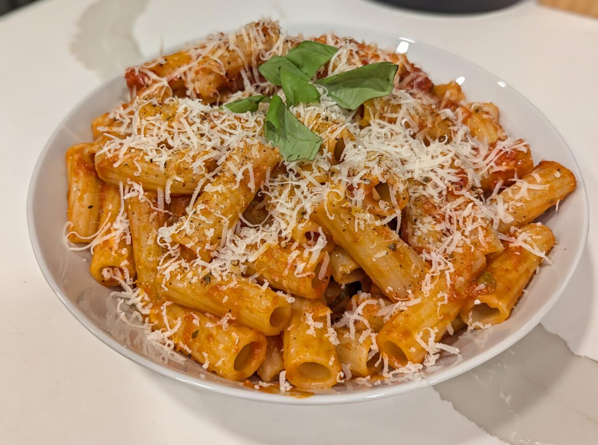 A Small Mountain of Rigatoni