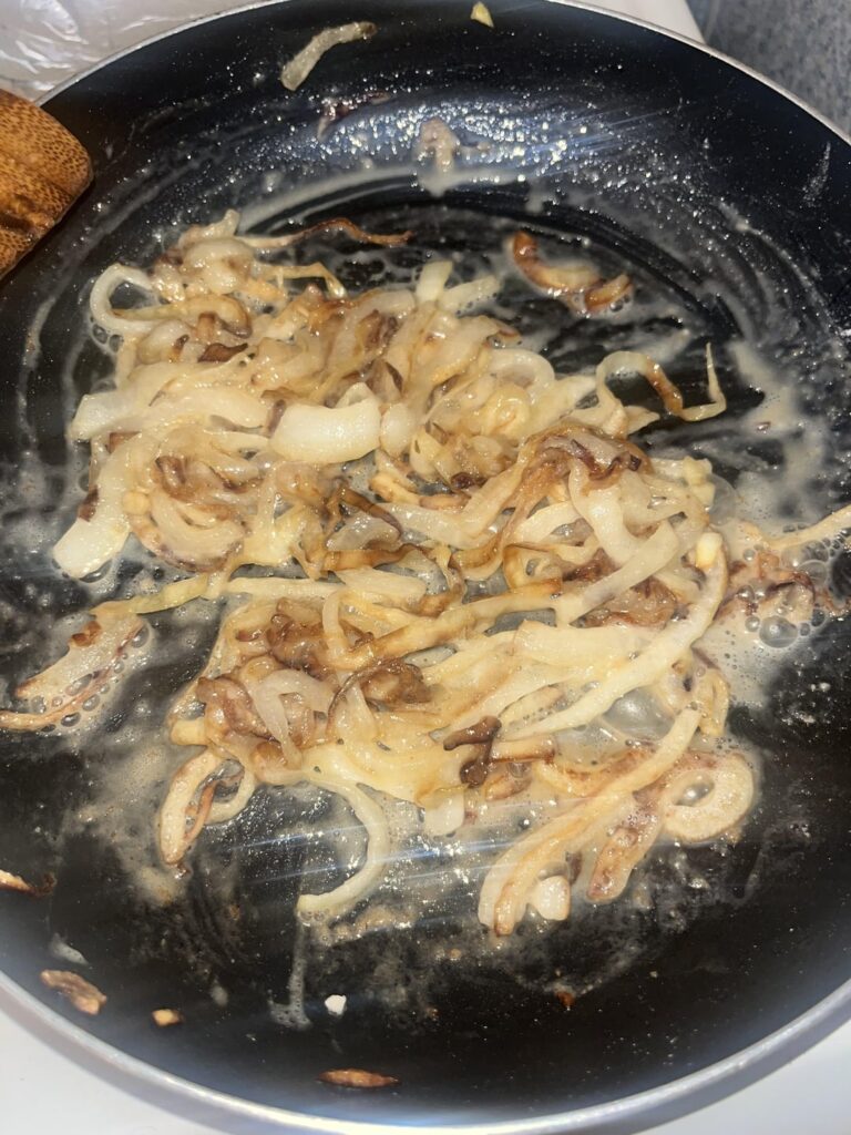 Made Onion Gravy for the first time.