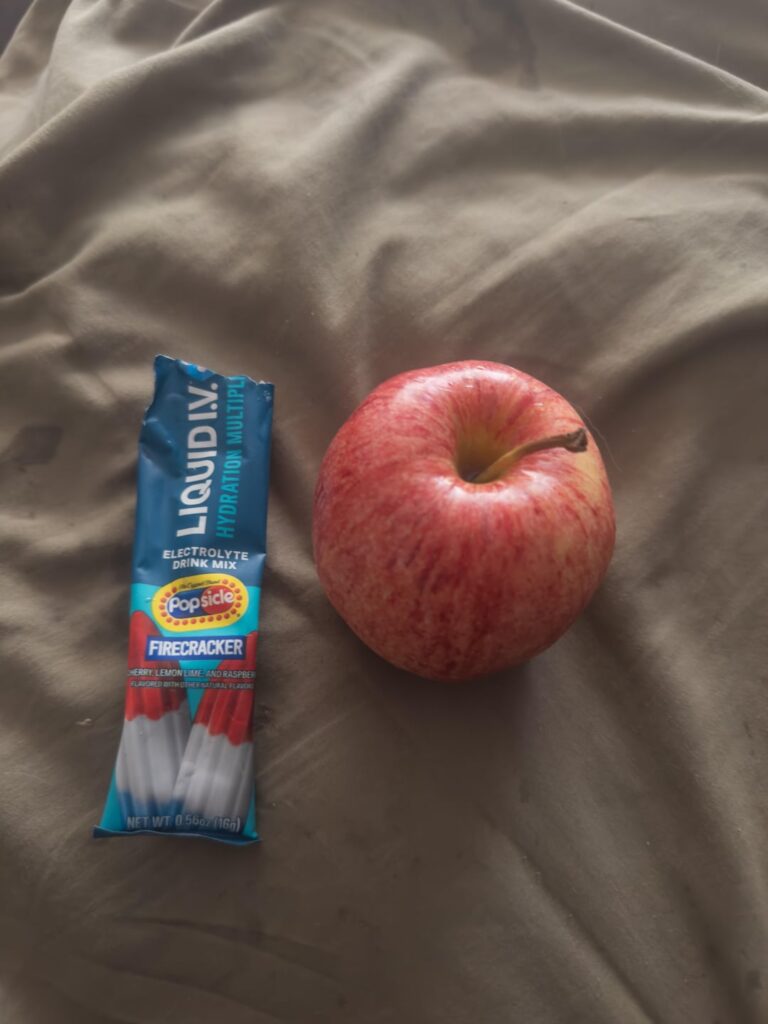 after this experience, I can never eat apples the same way again