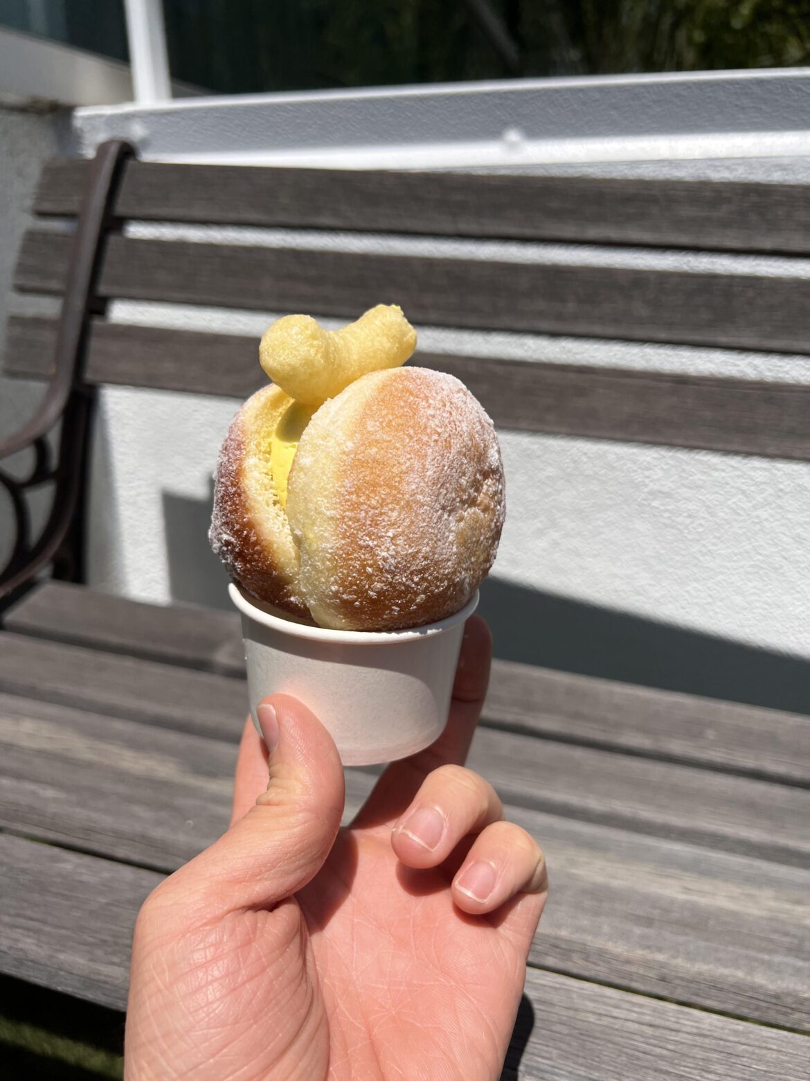 Has anyone tried the Knotted x Nongshim's Banana Kick donut?