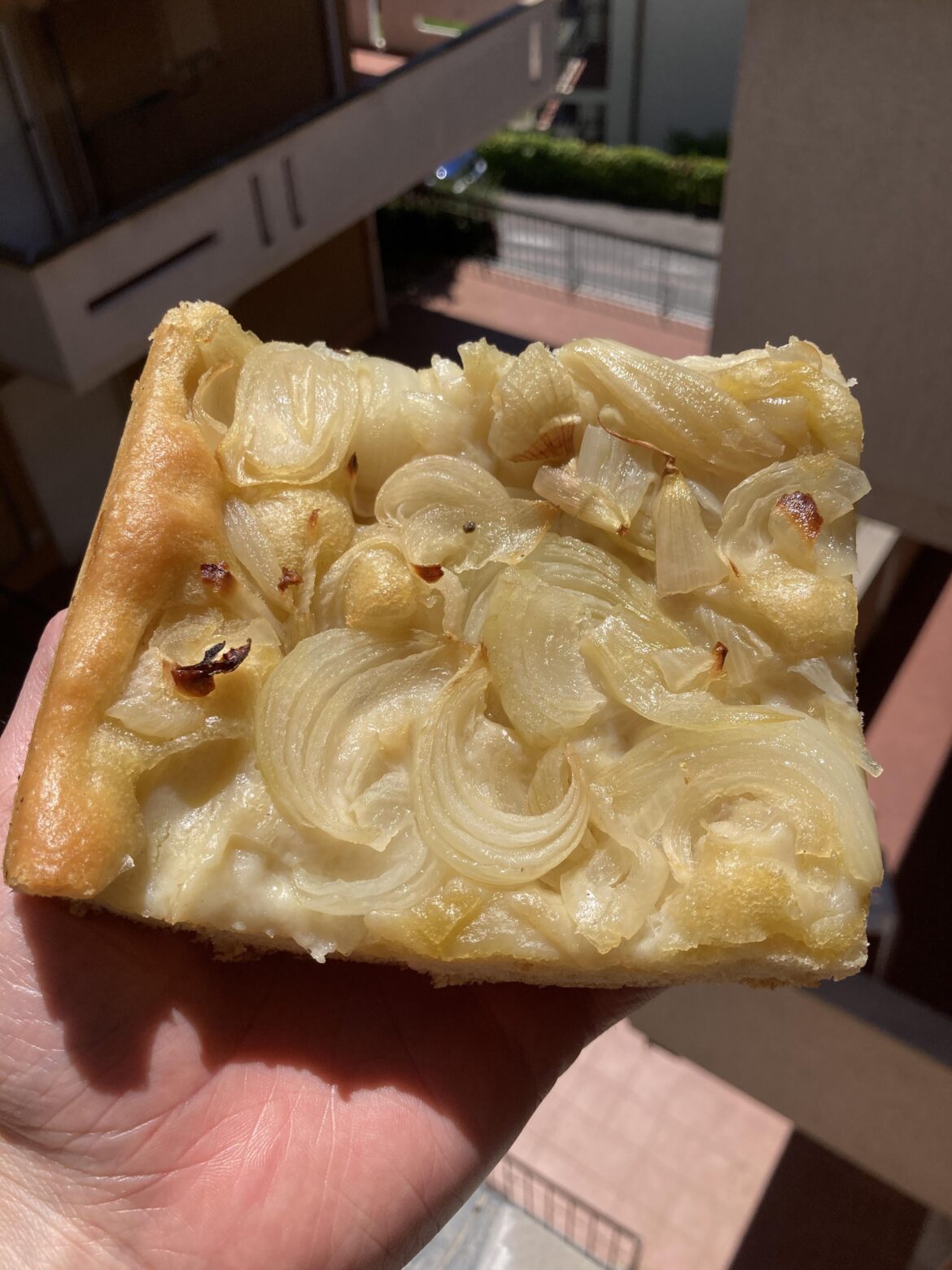 Focaccia con cipolle