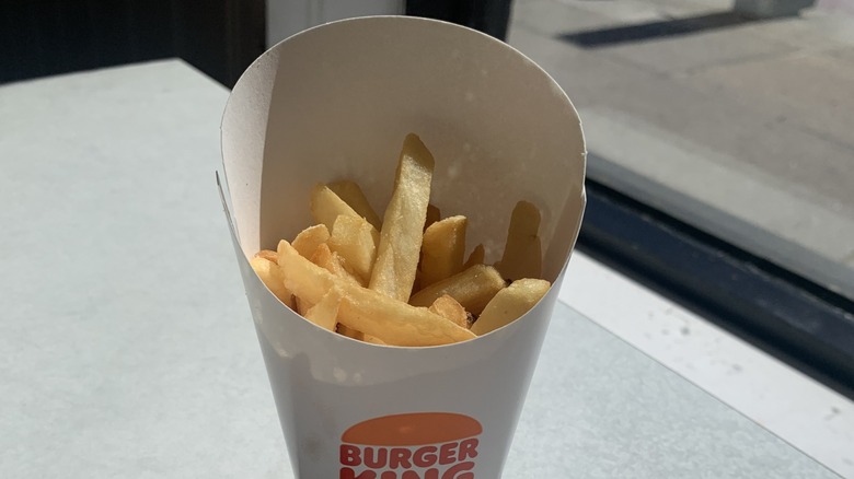 The winning fry, from Burger King