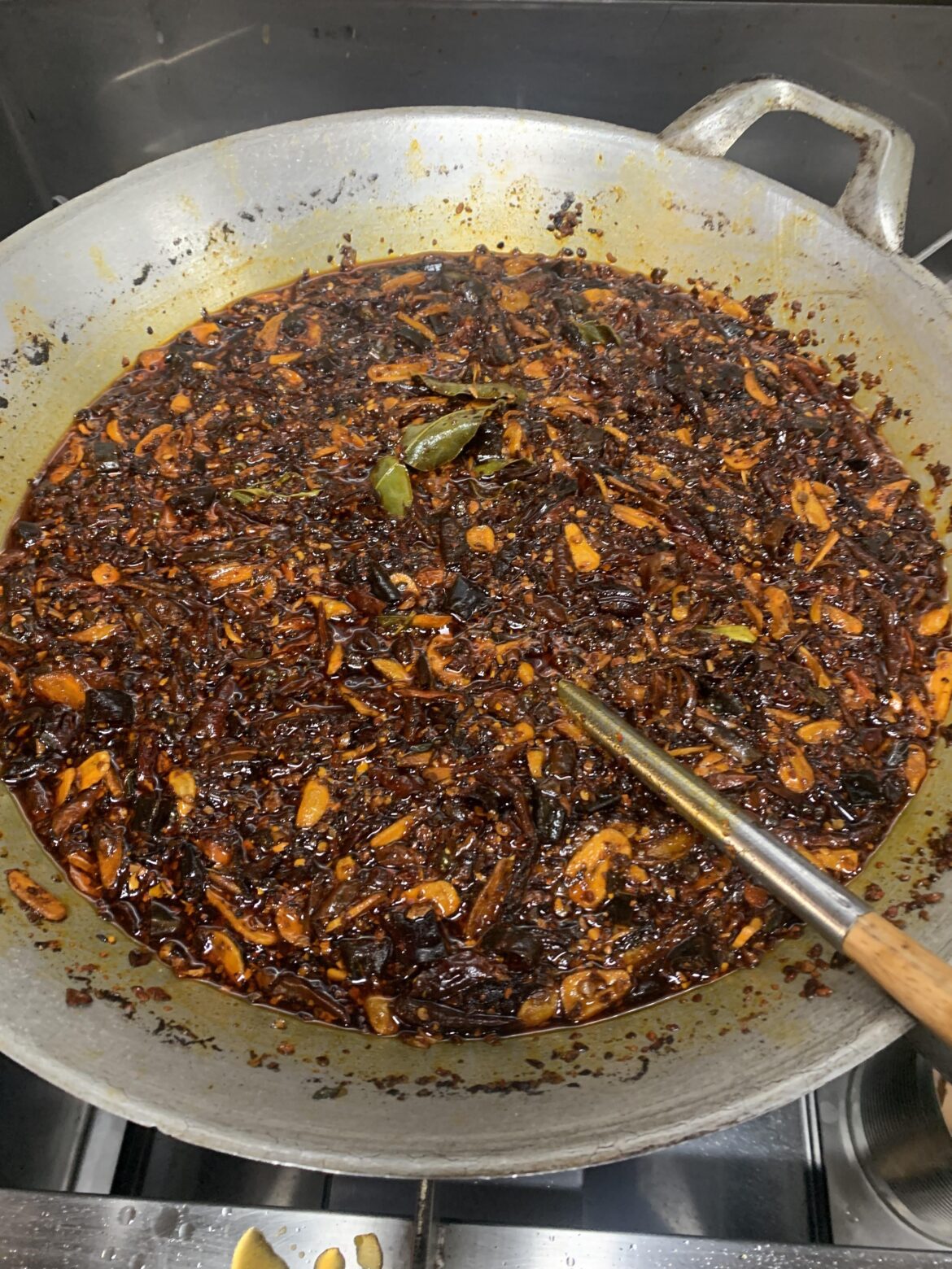 Homemade Thai chilli oil