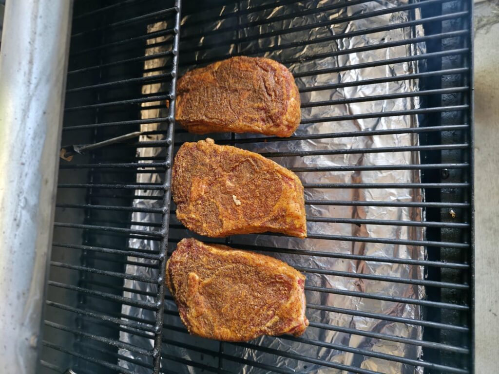 First Time Smoking Then Reverse Searing