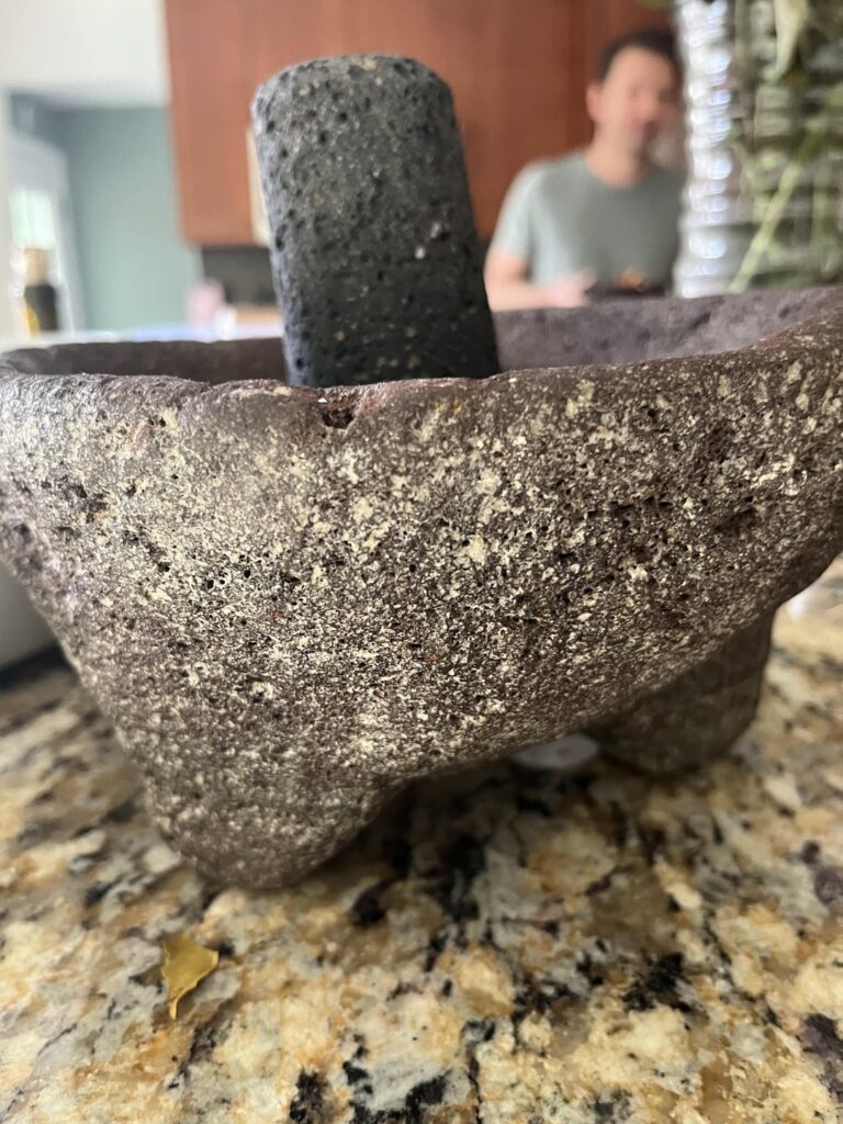 I inherited my grandmas’s molcajete!