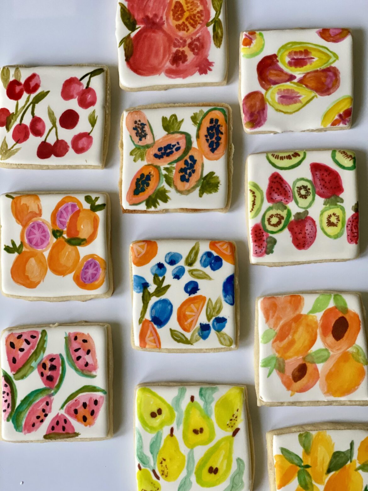 combined my love for cookies and watercolor