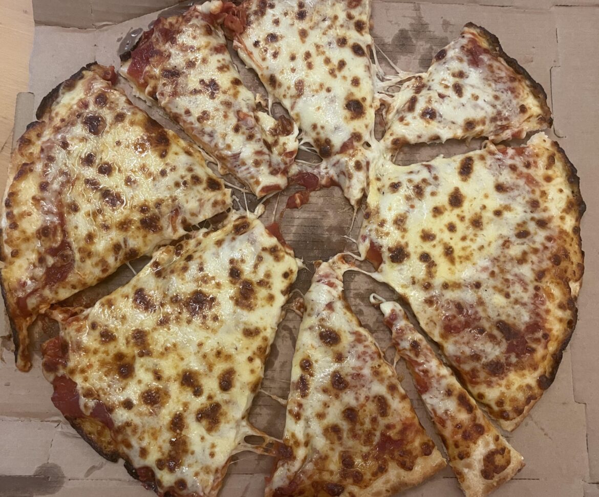 The way my pizza was cut