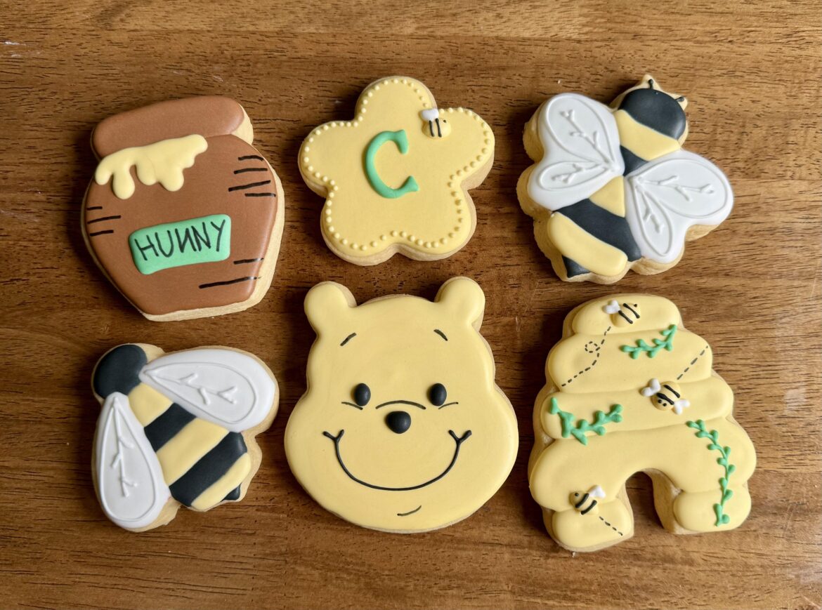 Winnie the Pooh Cookies for my Son’s First Birthday
