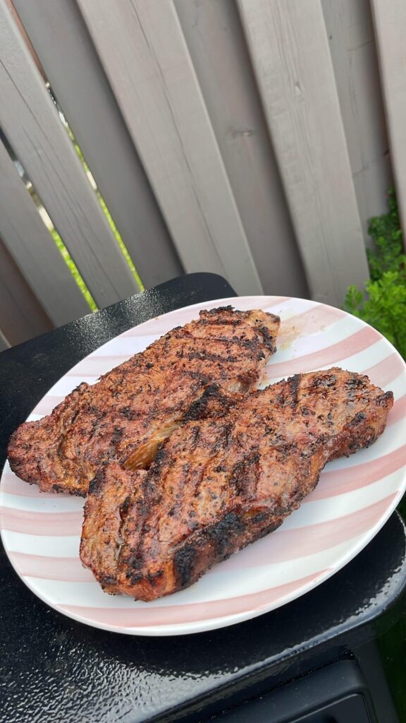 Steaks on the Searwood 600