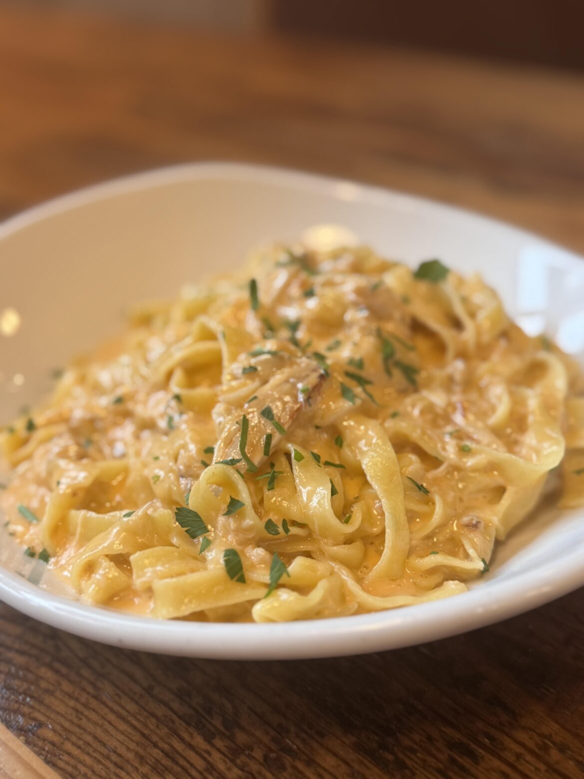 Crab Bisque Fettuccine