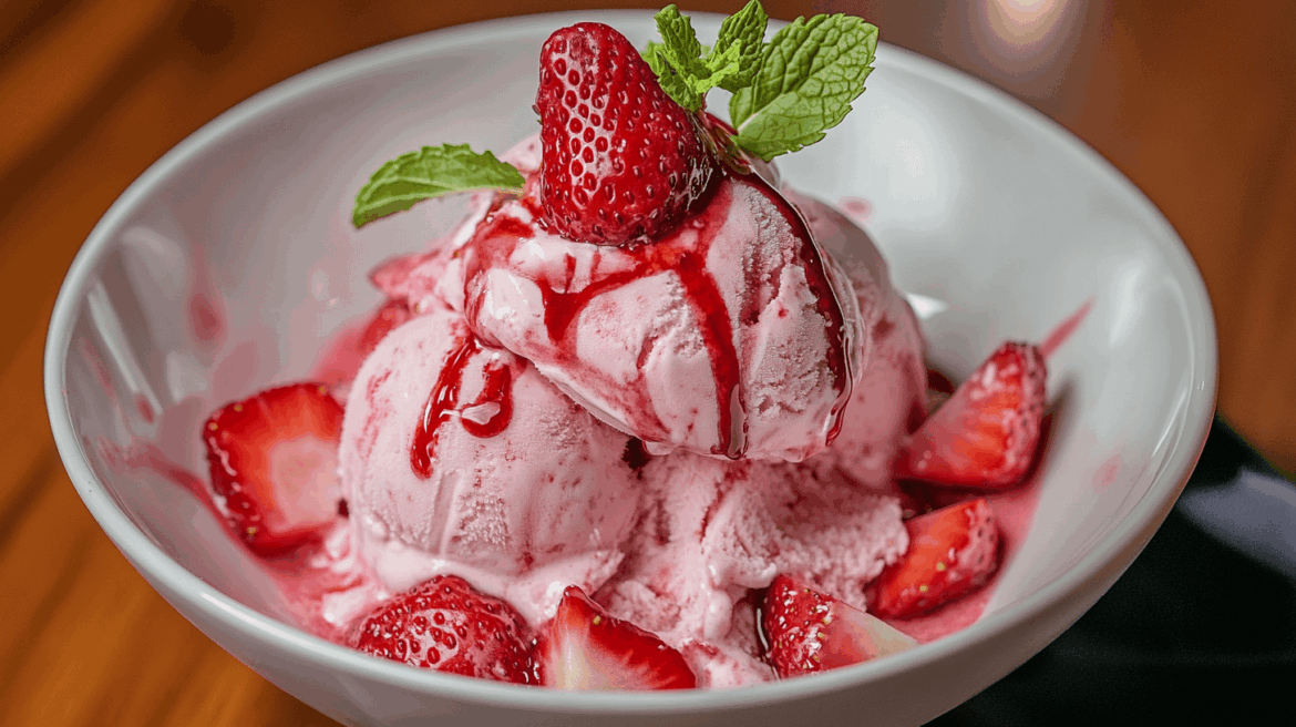 Made My Own Homemade Strawberry Ice Cream Made My Own Homemade Strawberry Ice Cream