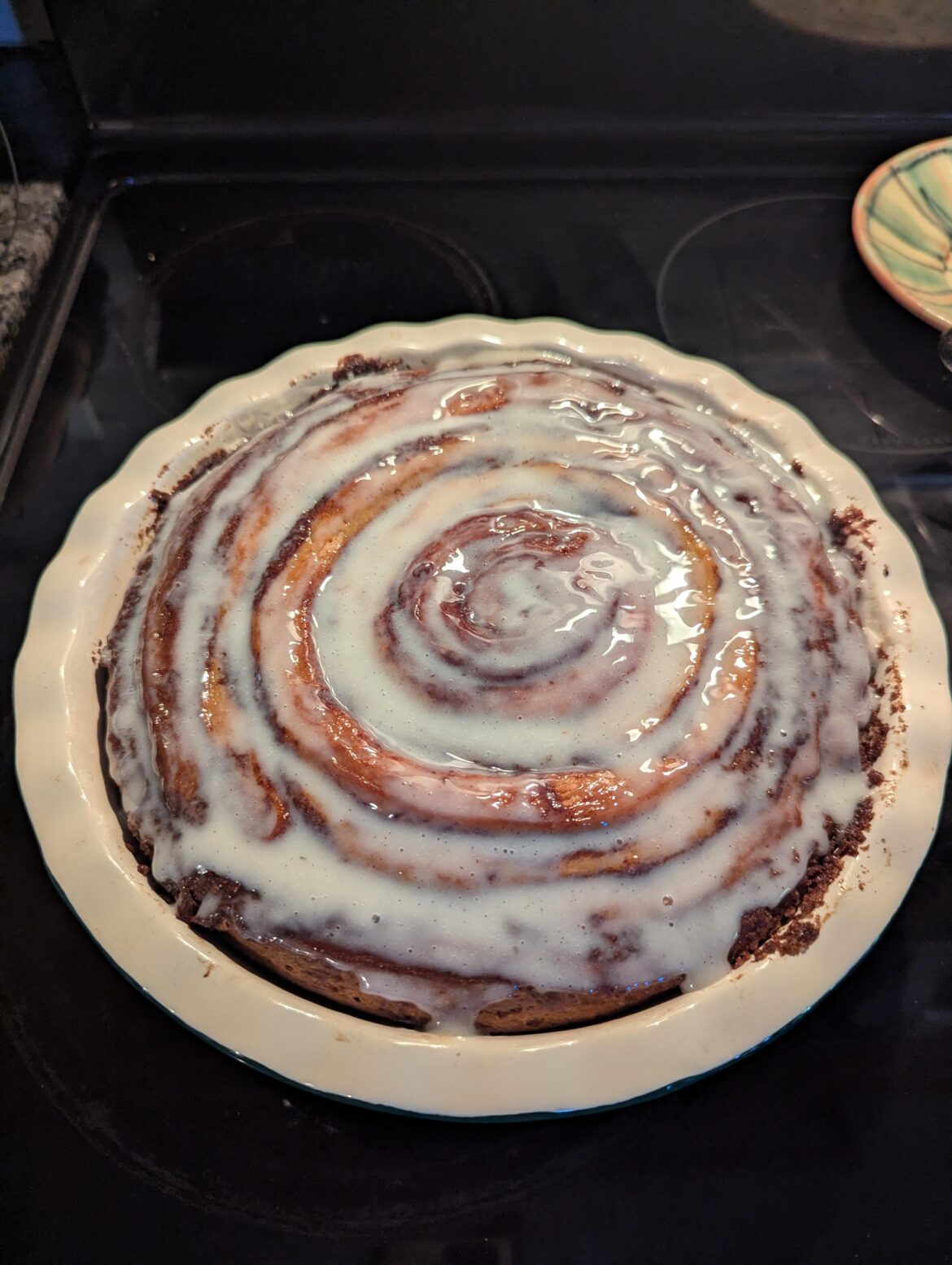 One. Giant. Cinnamon. Roll.
