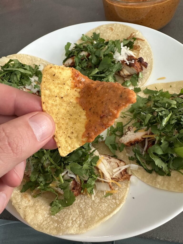 Habanero salsa from tonight!