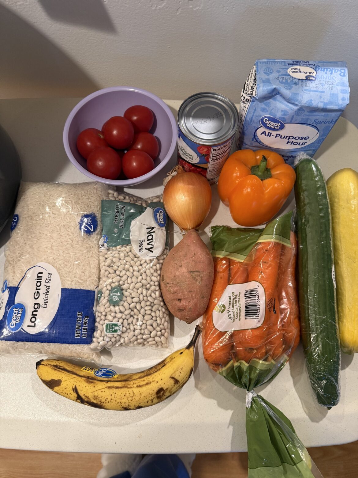 my $10 grocery list this week