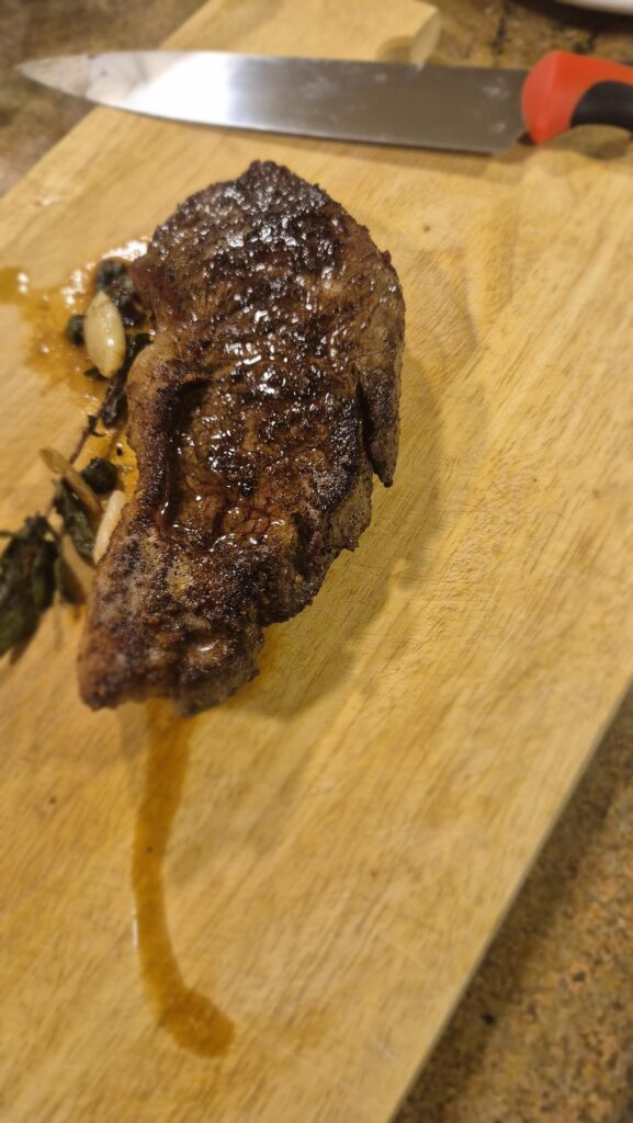 Haven't made a steak in months, I'm a lil rusty