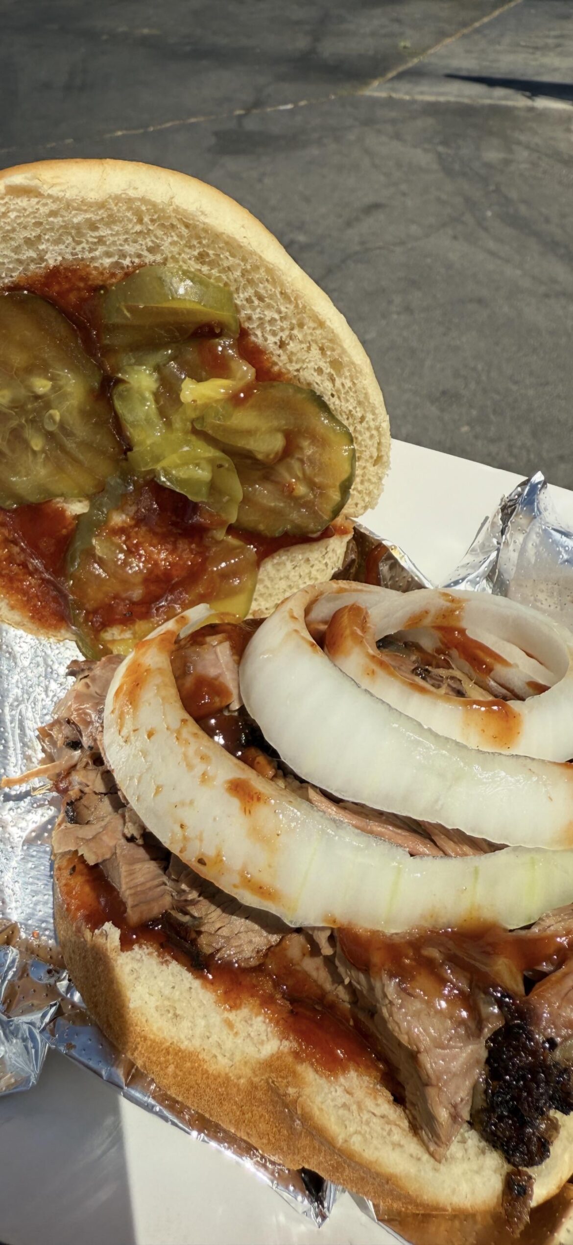 Onions on a sandwich. Sliced or diced? And also, is this enough onion?