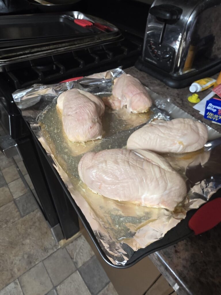 My homies dinner for him and the dog.