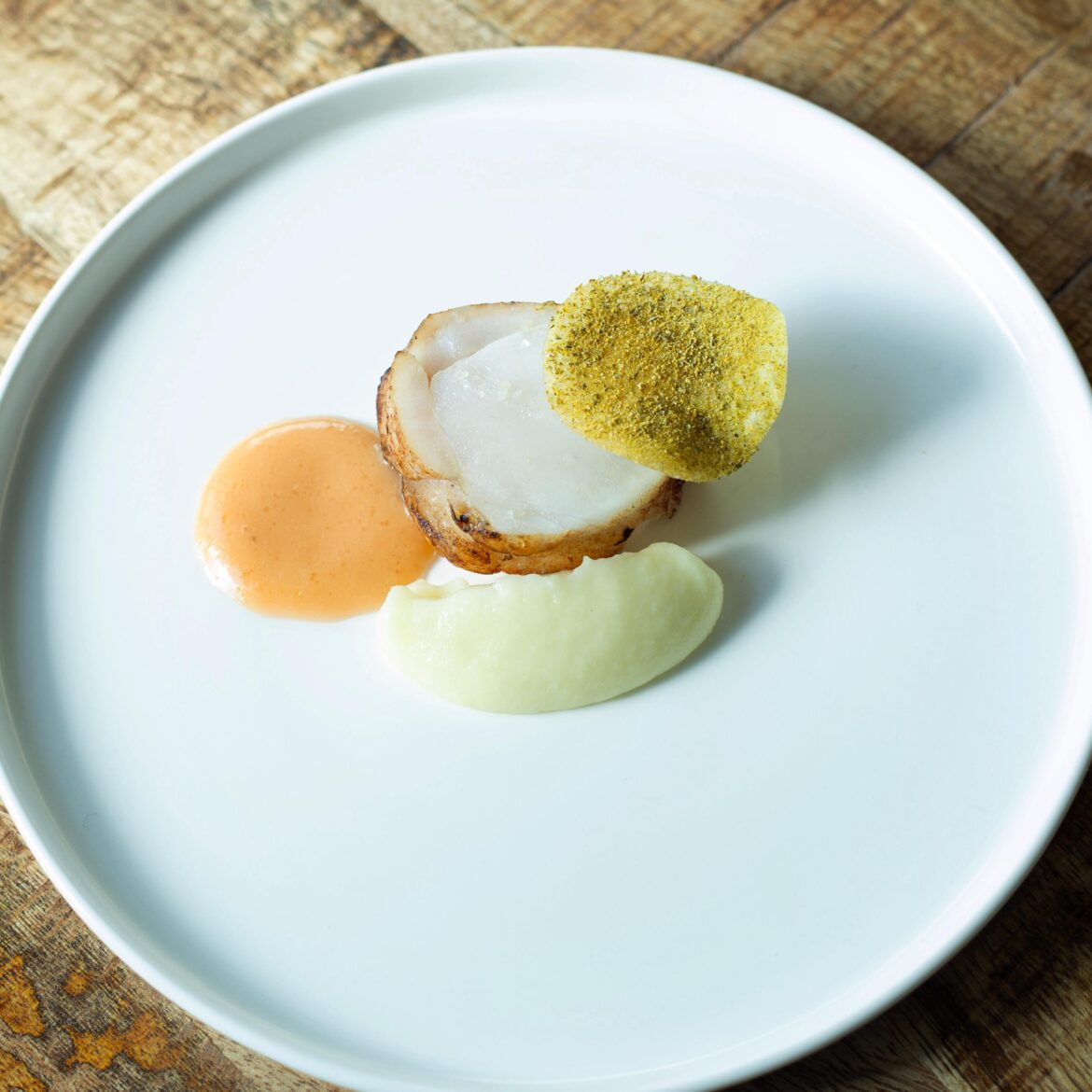 Monkfish with magnolia and fennel