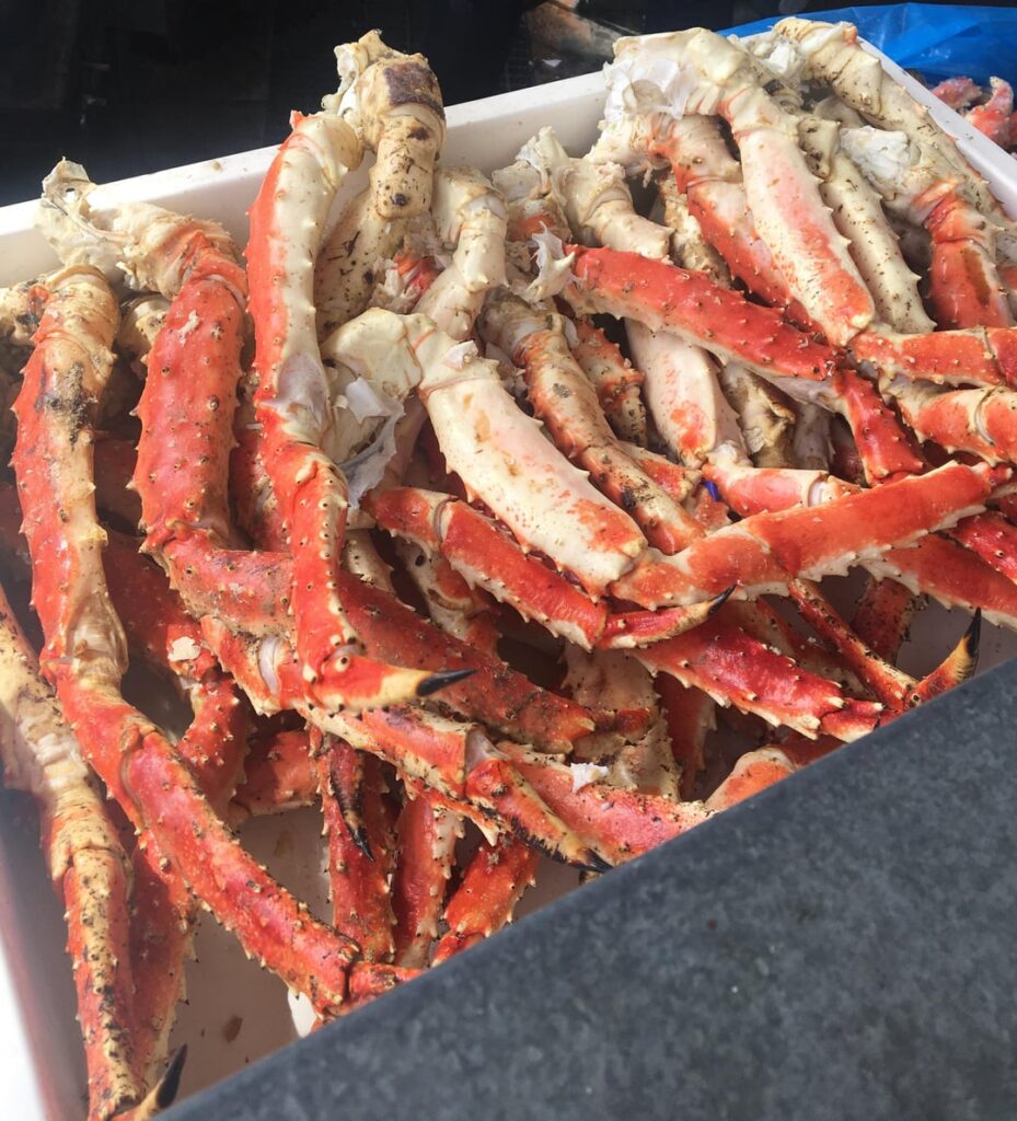 On vacay this week in Alaska….Just had the best King Crab Legs I ever had !!