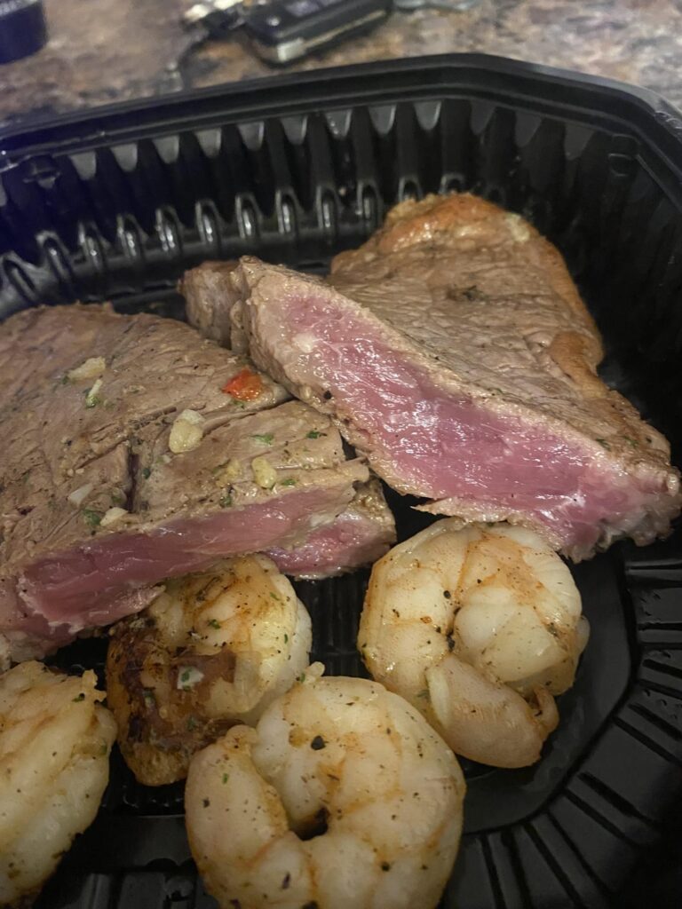 This steak I got from Ruby Tuesday’s