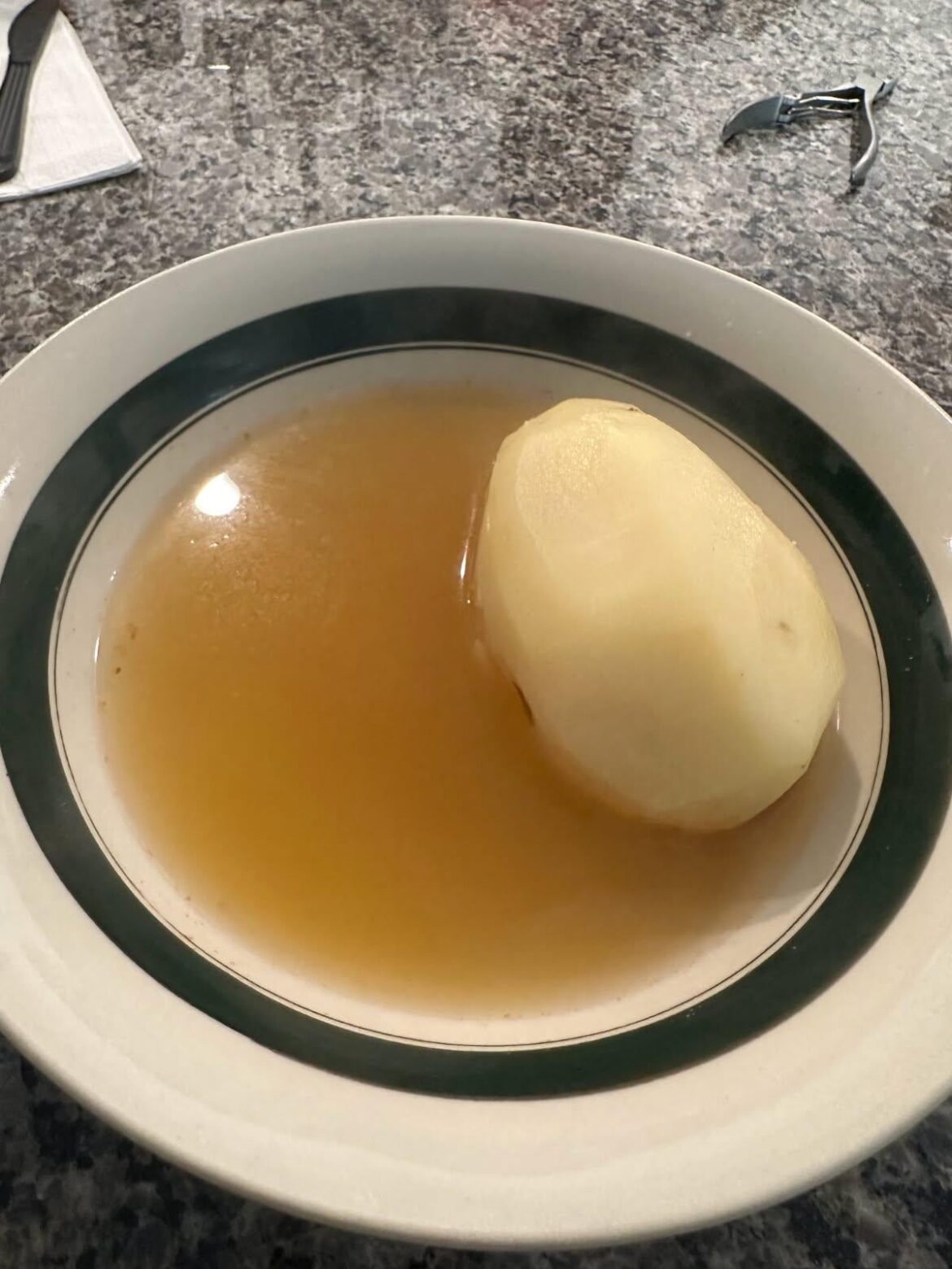 Gf's dad's potato soup