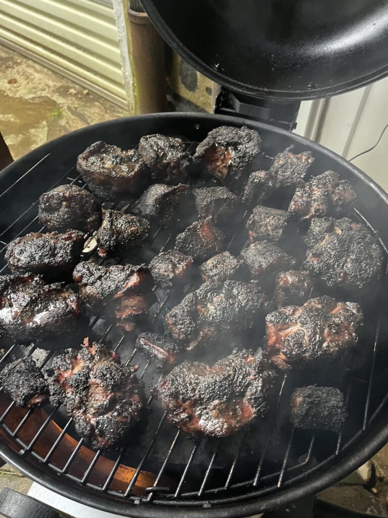 Smoked and braised oxtail