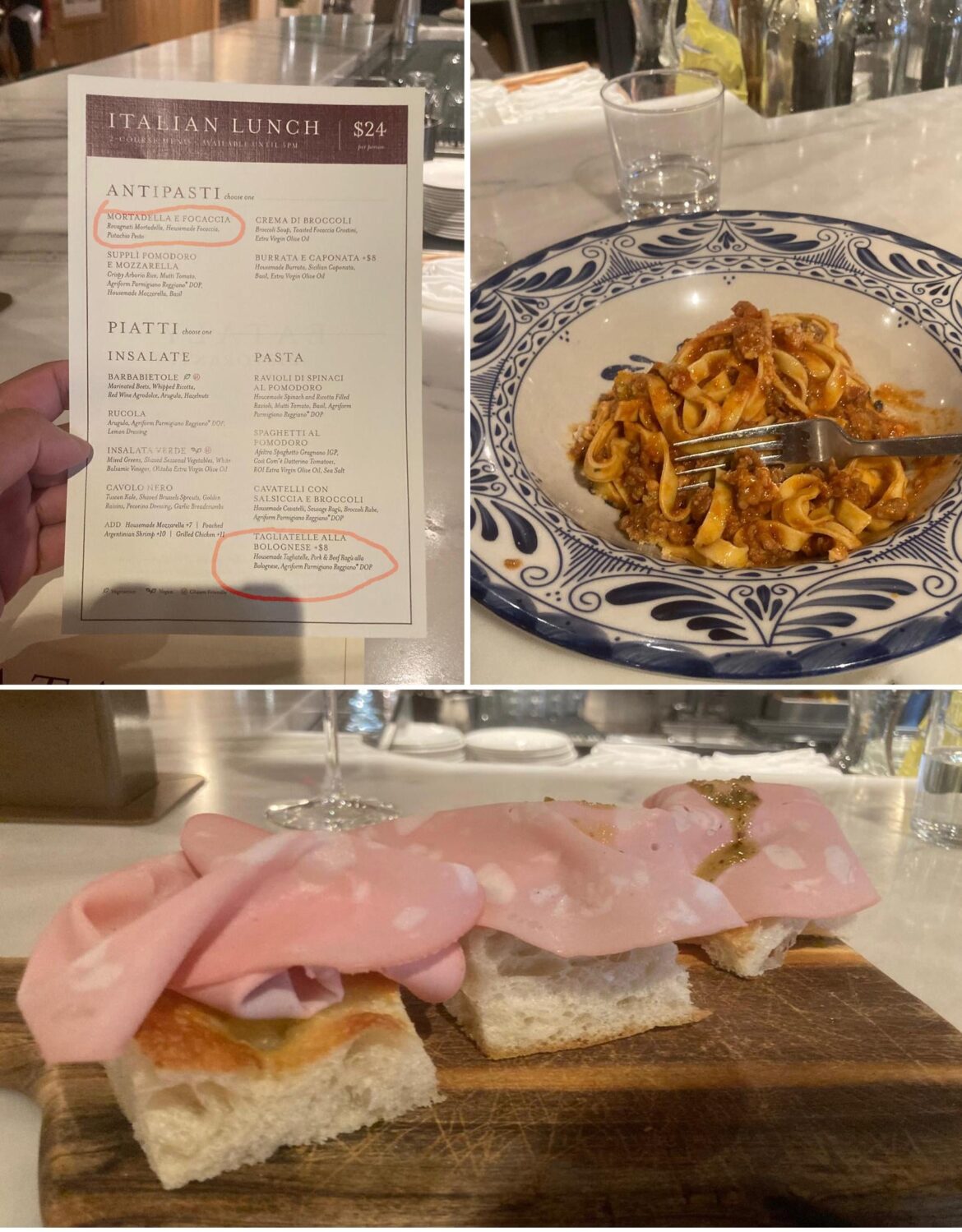 Lunch @ Eataly  -  Sherway Gardens