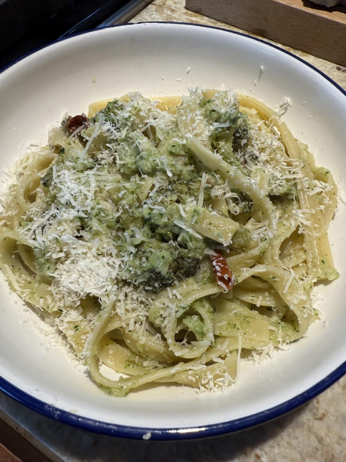 Broccoli fettuccini