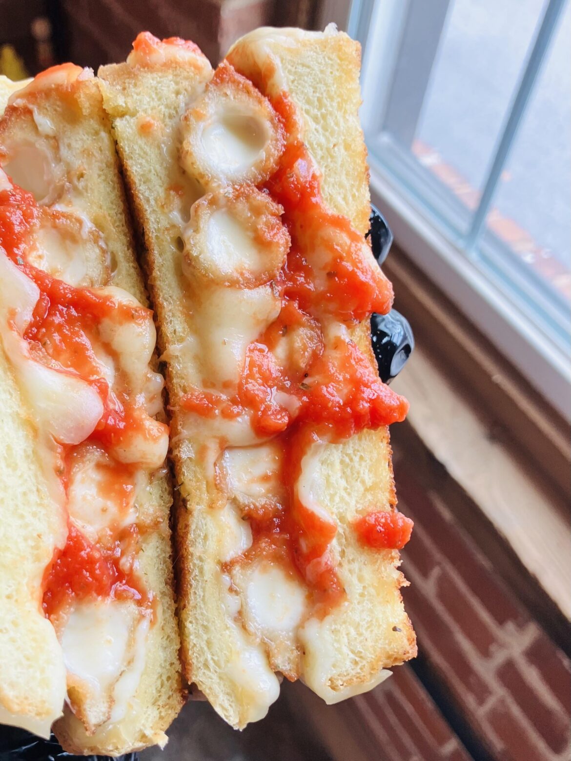 Mozzarella Stick Grilled Cheese!