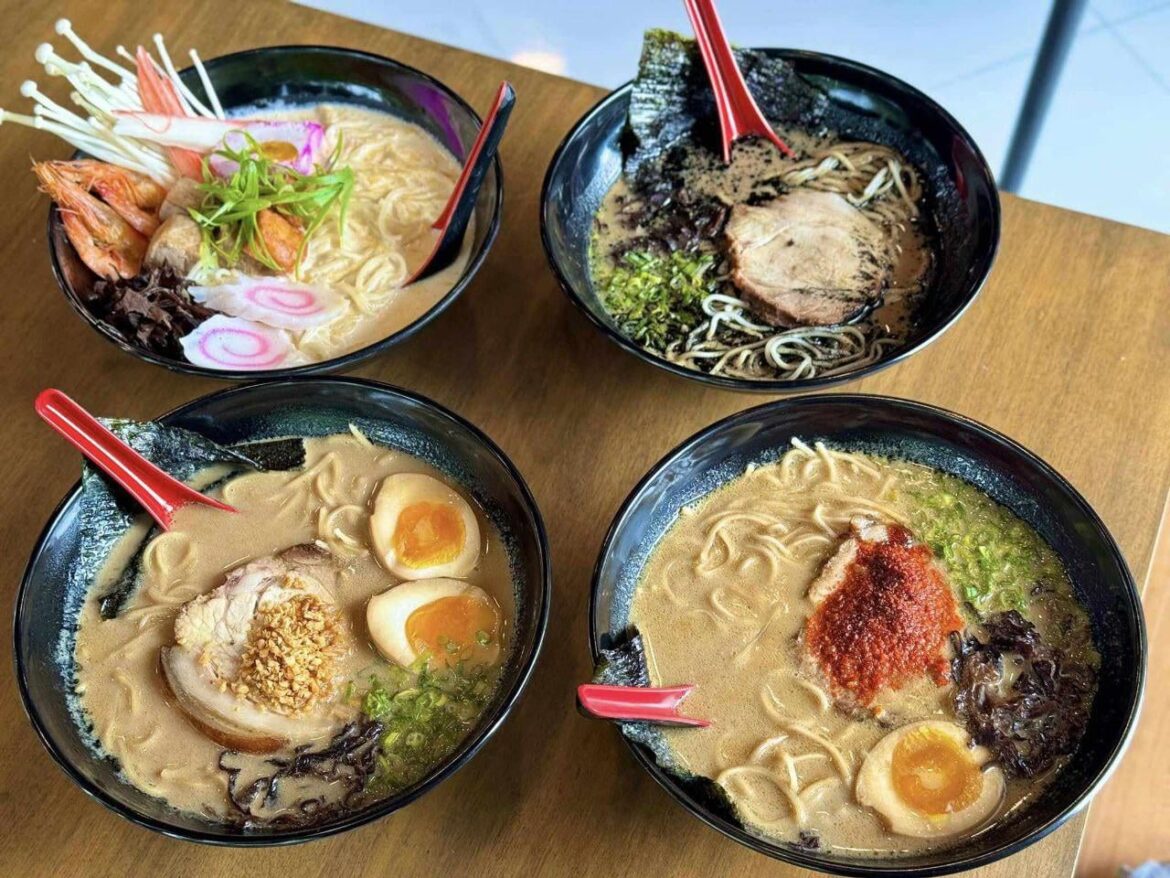 We visited a Japanese restaurant and tried their ramen . My favorite is the Ajitama ramen with egg, so creamy.
