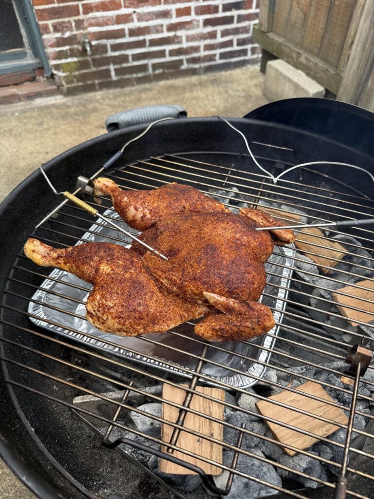 Gave a spatchcock chicken a go this weekend