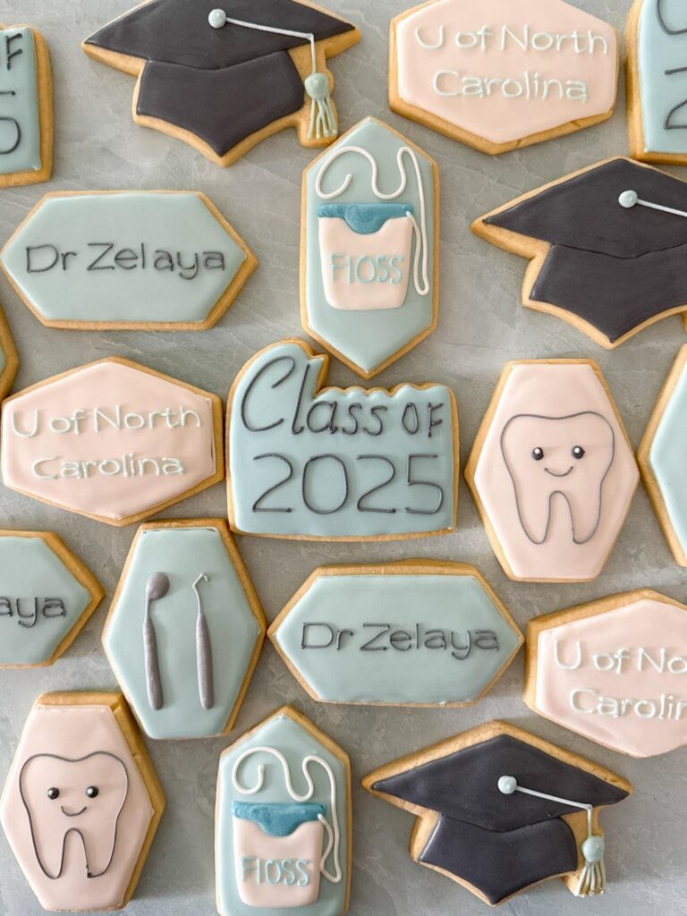 Dental school grad cookies!