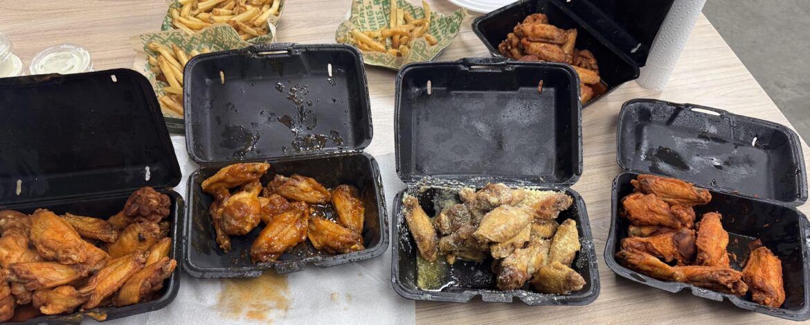 Wing Set Up😋😋 (Wingstop)