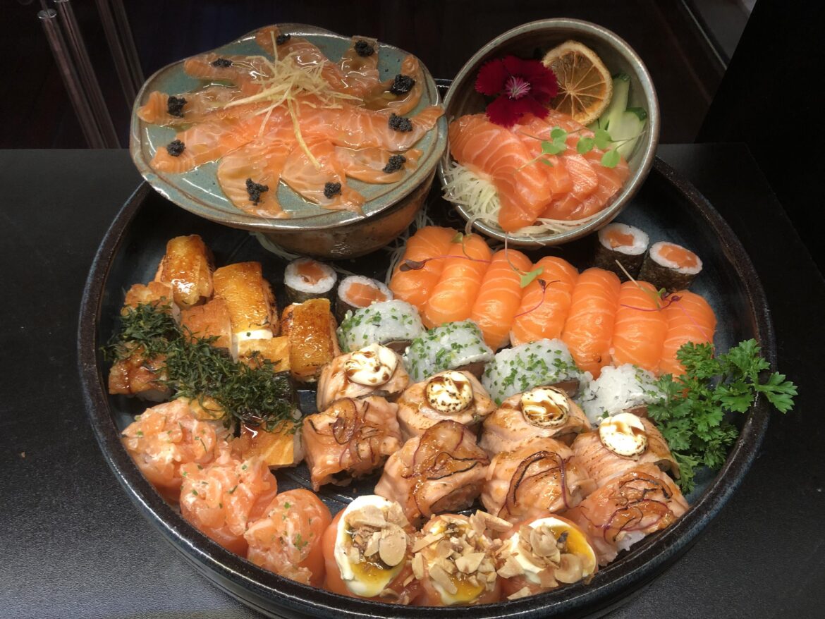 A sushi platter that i made yesterday