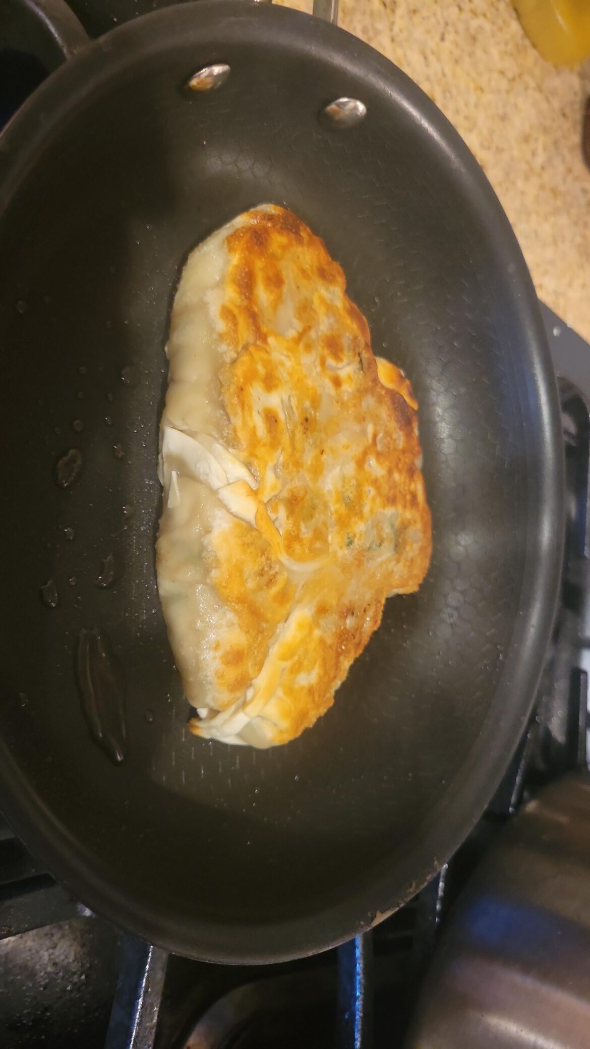 When all the potstickers fuse together in the freezer, you make a POTBRICKER!