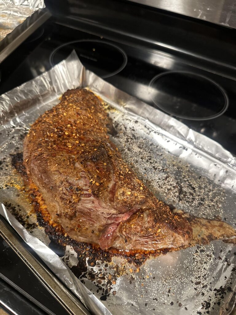 Tri-tip in the oven